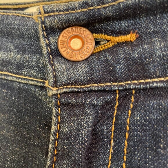 LEVI'S 550 RELAXED FIT BLUE JEANES SIZE 10 LONG - Picture 4 of 8